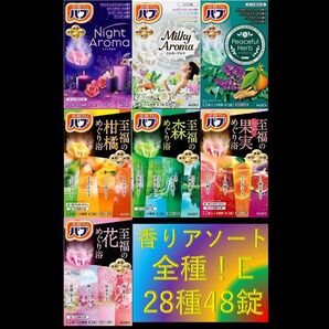 花王 バブ 入浴剤 65【花王 バブ 香りアソート 全種!! 28種48錠 E】