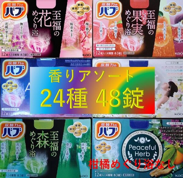 花王 バブ 入浴剤 13【花王 バブ 24種48錠 C】 香りアソート