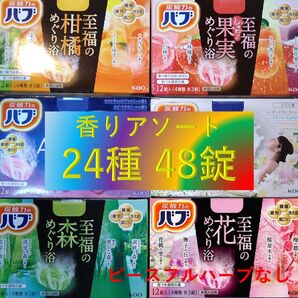 花王 バブ 入浴剤 16【花王 バブ 24種48錠 F】 香りアソート