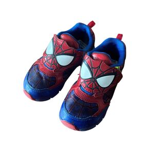 スパイダーマン キッズスニーカー 赤青 ムーンスター