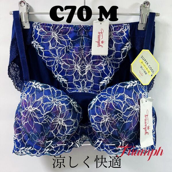 トリンプ スーパークール547 ブラジャー &ショーツ C70