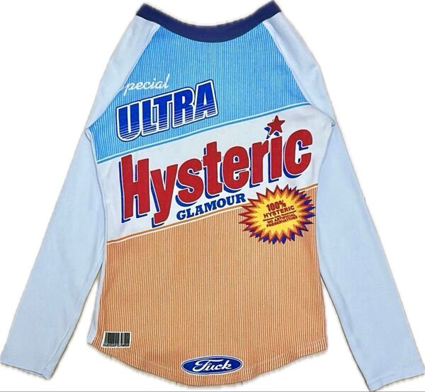 HYSTERIC GLAMOUR ヒステリックグラマー ラグラン Tシャツ カットソー 長袖 ロンT チビT