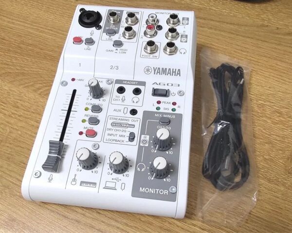YAMAHA AG03MK2 ヤマハ ミキサー オーディオインターフェース ホワイト