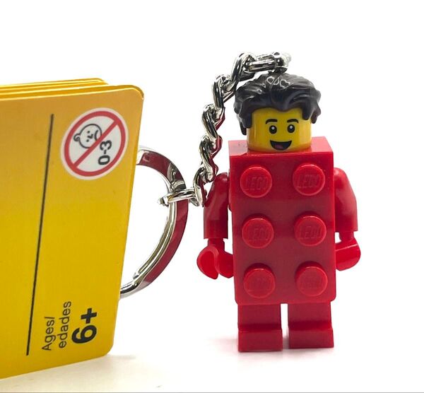 新品 LEGO レゴ キーリング キーホルダー ブロックスーツ ブリックスーツガイ ミニフィグ 男の人