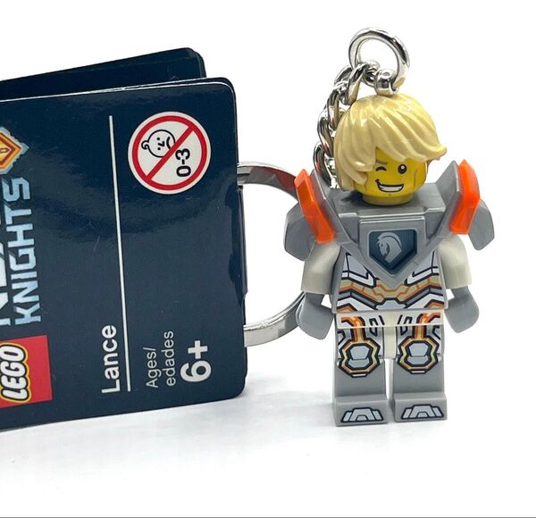 新品 LEGO レゴ キーリング キーホルダー ネックスナイツ ランス NEXO KNIGHTS ミニフィグ