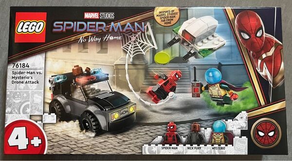 新品 未開封 レゴ 76184 LEGO スーパー・ヒーローズ スパイダーマン ミステリオのドローン攻撃 ミニフィグ