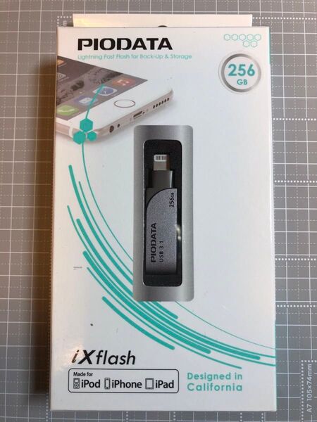 新品、未使用★サンワサプライ★iPhone iPad USBメモリ USB3.0 スイング、256GB 600-IPL256GX3