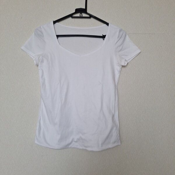 DoCLASSE ドゥクラッセ フレンチ袖Tシャツ ホワイト