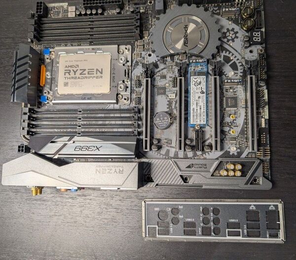 Ryzen THREADRIPPER 1950X Asrock x399 Taichi マザーボードセット おまけ多数