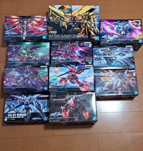 ガンダムシードフリーダム プラモデル11点セット