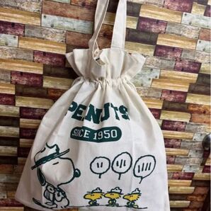 スヌーピー 帆布2WAYトートバッグ ②