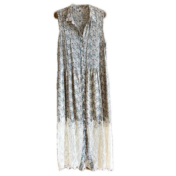 Sea New York シルク ボタニカルプリント レースワンピース silk dress