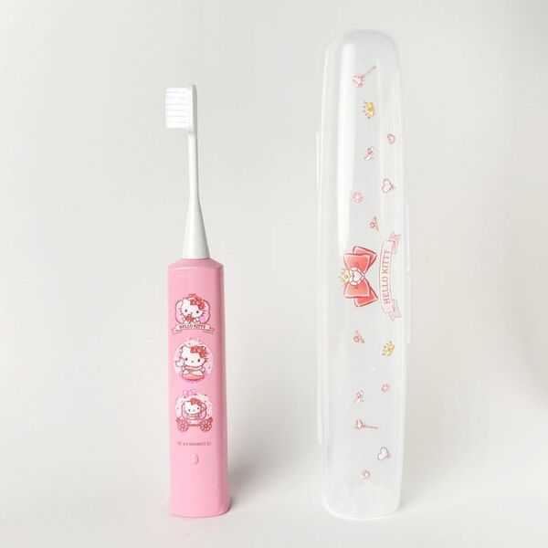 5★新品【219円引き】 ハローキティ / 電動歯ブラシセット / サンリオ