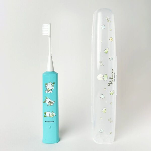 7★新品【219円引き】 ポチャッコ / 電動歯ブラシセット / サンリオ