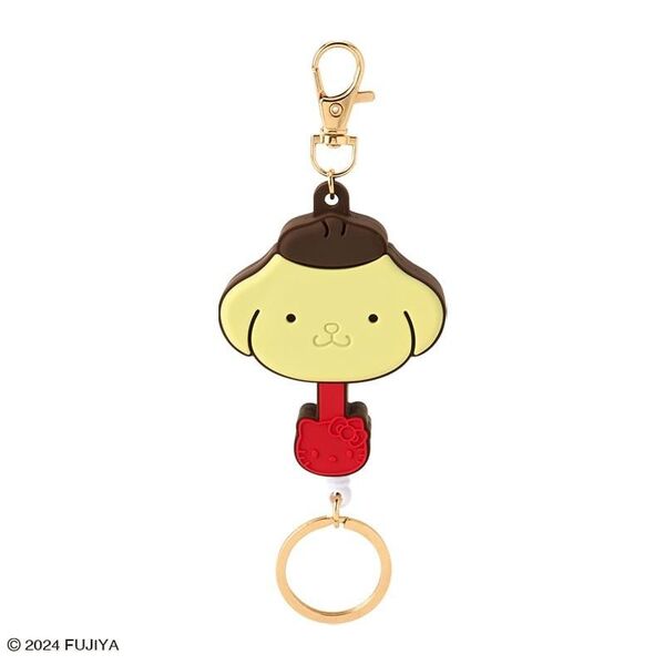★新品【209円引き】 ポムポムプリン / ラバーキーリール / サンリオ