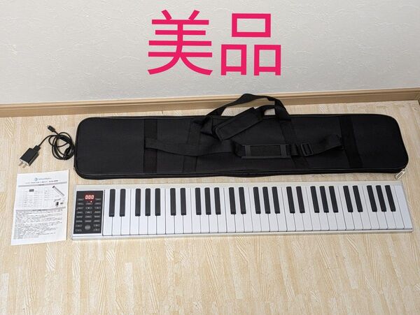 美品 説明書付き ニコマク SWAN 61鍵盤 ミニ電子ピアノ