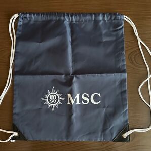 MSCクルーズ ナップサック ネイビー ノベルティ