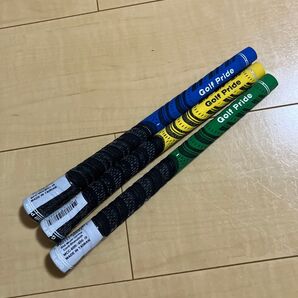 Golf Pride MCC グリップ 3本セット 新品 未使用 青 黄 緑 ゴルフ ドライバー アイアン 1W 3W 送料無料