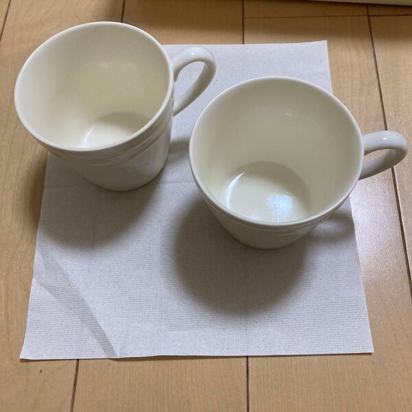 マグカップ 2個セット ホワイト系