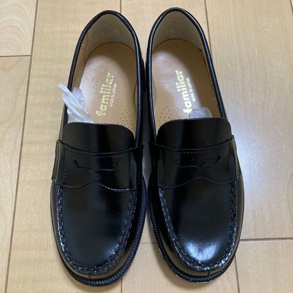 familiar ローファー フォーマルシューズ 22cm ブラック系