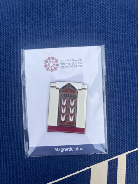 大阪万博 カタール パビリオン ピンバッジ マグネット 限定品