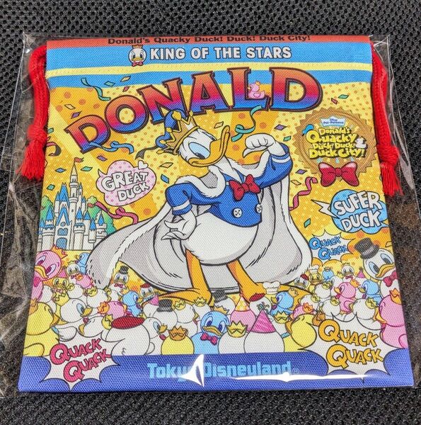 ディズニー 東京ディズニーランド ディズニー・パルパルーザ 2025年 新品 ドナルド 巾着