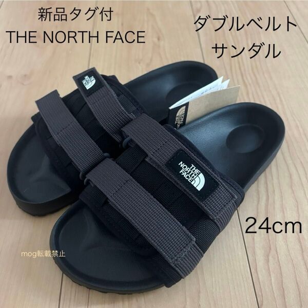 THE NORTH FACE 新品タグ付 ノースフェイス ダブルベルト サンダル 黒 24cm 日本未発売