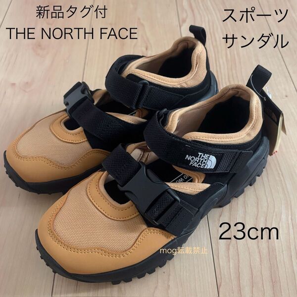 THE NORTH FACE 新品タグ付 ノースフェイス ダブルベルト スポーツサンダル 23cm オレンジ