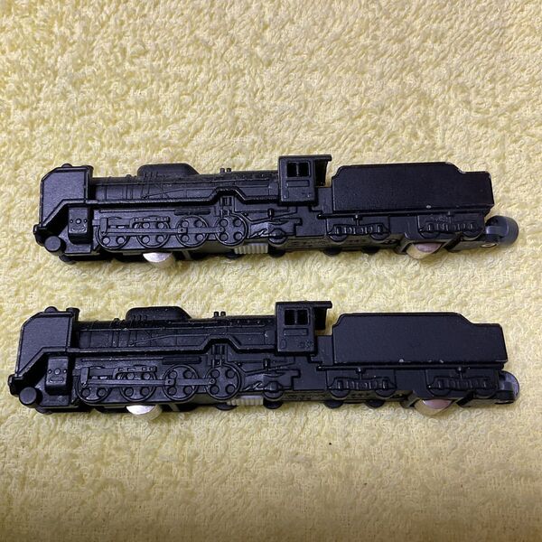 【中古】ビートレインミニ/蒸気機関車D51/デゴイチ/ 2台セット BANDAI