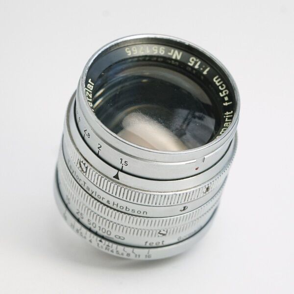 ライカ ズマリット 50mm F1.5(Lマウント) テーラー・ホブソン刻印入