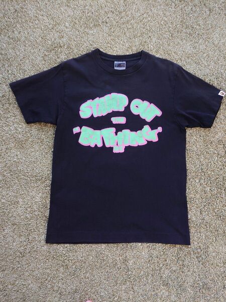A BATHING APE Tシャツ ラバープリント