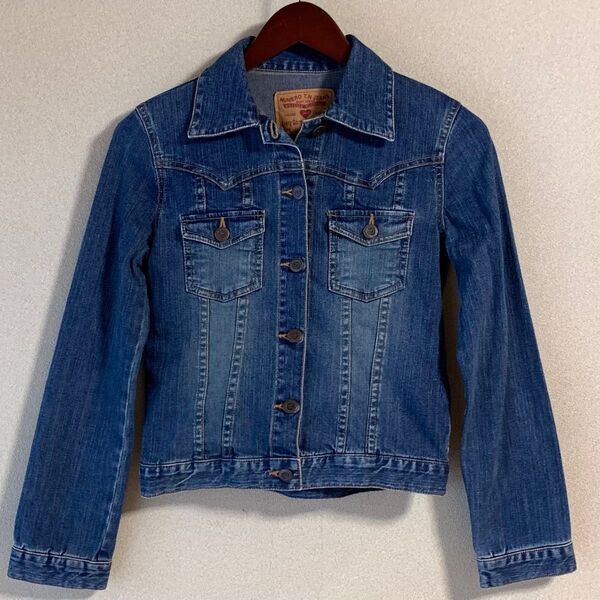 NUMERO T.N. JEANS デニムジャケット Gジャン ジージャン インディゴブルー ネイビー ビンテージ Mサイズ