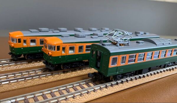 KATO カトー 165系 クモハ165 モハ164 クハ165 3両セット 急行型電車 白インサート モーター付き ケース付き