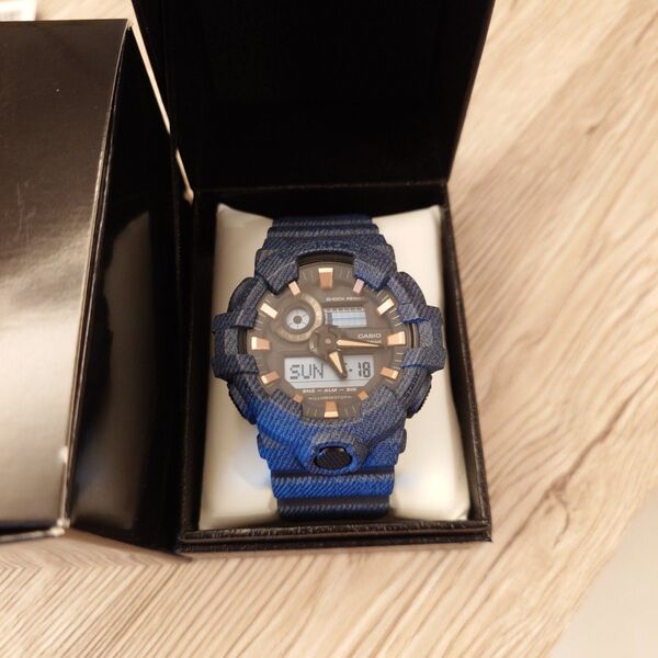 CASIO G-SHOCK GA-700DC-2AJF デニム柄 メンズ腕時計