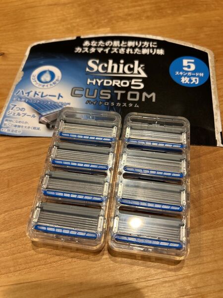 シック ハイドロ5 カスタム 5枚刃替刃 8個 Schick HYDRO