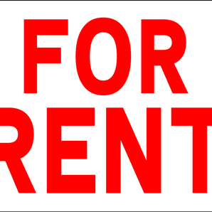 お手軽看板「ＦＯＲ ＲＥＮＴ」中判・屋外可