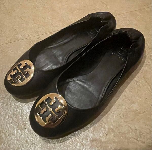 TORY BURCH フラットシューズ ブラック US8