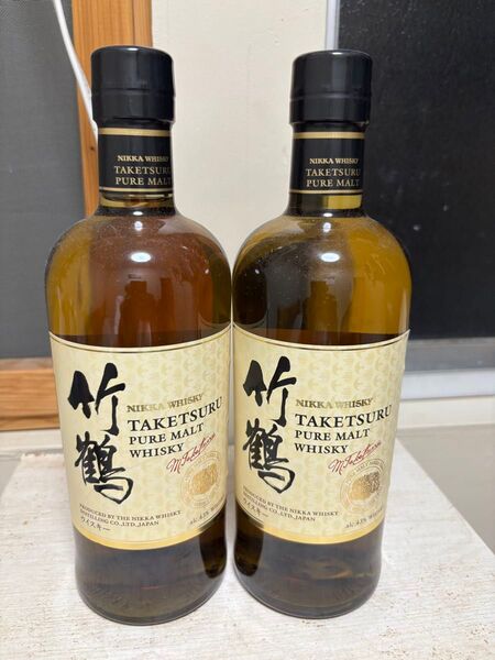竹鶴 ウイスキー シングルモルト700ml 2本
