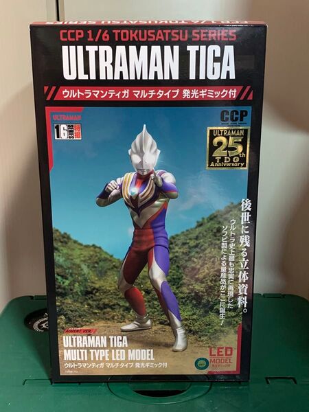 CCP 1/6 特撮シリーズ ウルトラマンティガ マルチタイプ アドベントVer. 発行ギミック付き(電池切れ)