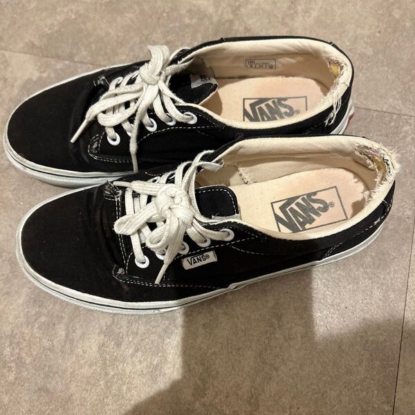 VANS スニーカー ローカット ブラック 23cm