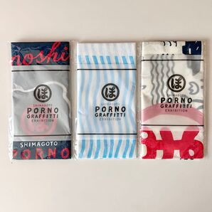 新品 未開封 ポルノグラフィティ 島ごとぽるの展 手ぬぐい 3種 フルコンプ