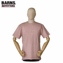 BARNS PINK/SIZE S BR-8322 “PLAIN USA T-SHIRT” ワンウォッシュ バーンズ 無地半袖Tシャツ_画像1