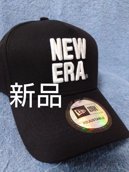 ★ニューエラ ブラック キャップ フリーサイズ ユニセックス 帽子 新品 未使用 海外限定正規品 NEW ERA 人気