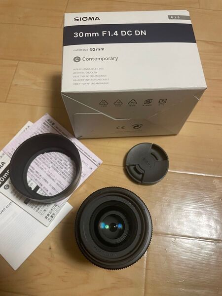 美品 SIGMA 30mm F1.4 DC DN レンズ フジXマウント