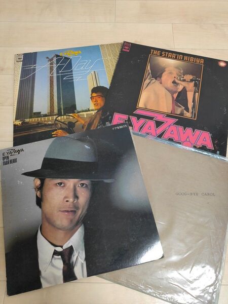 矢沢永吉 yazawa 【送料無料】4作セット レトロ LP 国内盤 レコード 矢沢