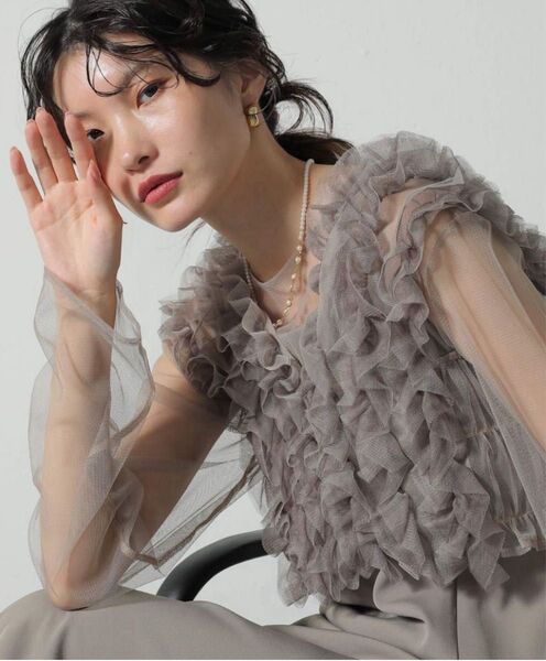 et.UNiVER Many way frill dress お呼ばれドレス