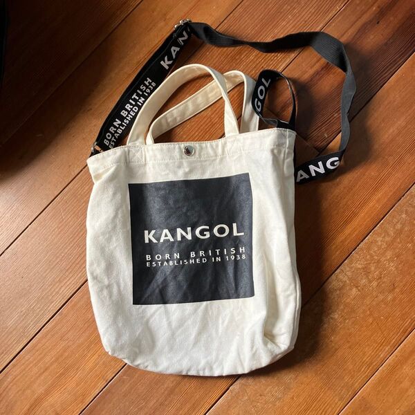 KANGOL 2way トートバッグ ショルダーバッグ