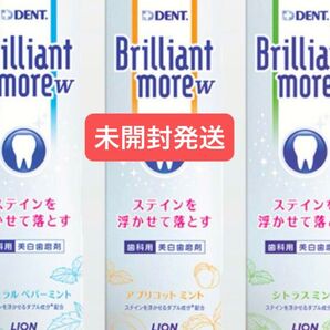 美白歯磨剤ブリリアントモアW 3フレーバー 変更可能