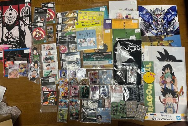 一番くじ 下位賞 70点ちょい 鬼滅の刃 ワンピース ドラゴンボール 筋肉まん ガンダム