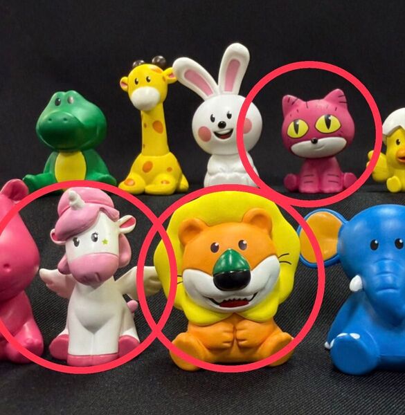 ■たべっ子どうぶつ THE MOVIE 入場者特典 第3弾 インテリアミニフィギュア ぺがさすちゃん らいおんくん ねこちゃん